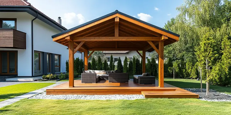 Co posadzić obok altany?