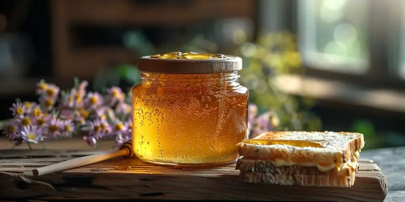 Miód gryczany na gardło