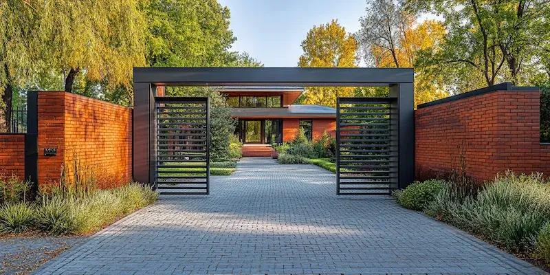 Moderne Zäune Polen